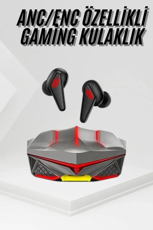 Profesyonel Tws Işıklı Kablosuz Bluetooth Kulaklık Oyuncu Kulaklığı