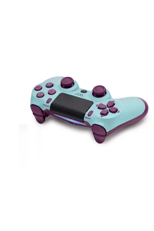 Ps4 Uyumlu Kablosuz Gamepad Oyun Kolu - Mor Turkuaz ND400E