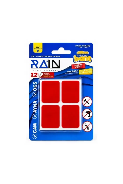 Rain Çift Taraflı Silikon Bant Hazır Kesilmiş