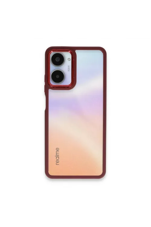 Realme 10 Pro 5g Kılıf Dora Kapak - Kırmızı