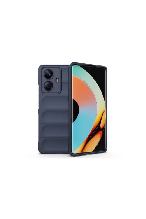 Realme 10 Pro 5g Kılıf Optimum Silikon - Lacivert