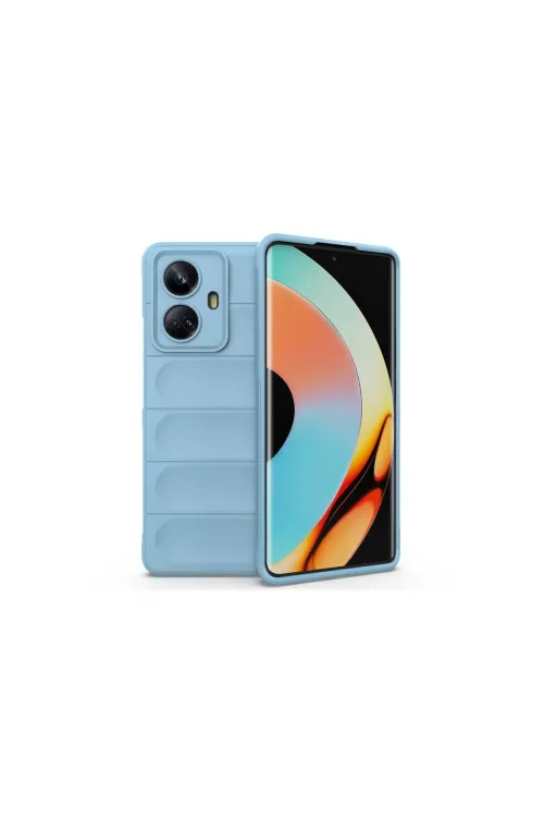 Realme 10 Pro 5g Kılıf Optimum Silikon - Sky Blue