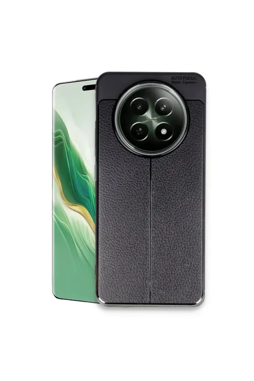 Realme 12 5g Kılıf Auto Focus Kapak - Siyah