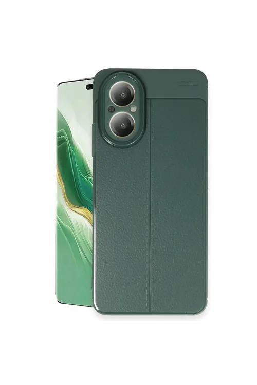 Realme 12 Lite Kılıf Auto Focus Kapak - Koyu Yeşil