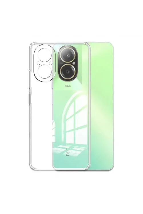 Realme 12 Lite Kılıf Lüx Şeffaf Silikon