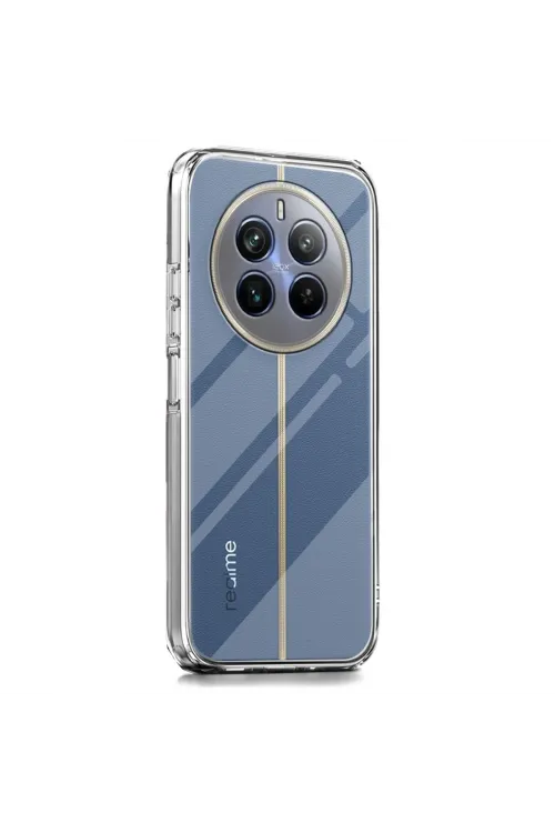 Realme 12 Pro Plus Kılıf Lüx Şeffaf Silikon