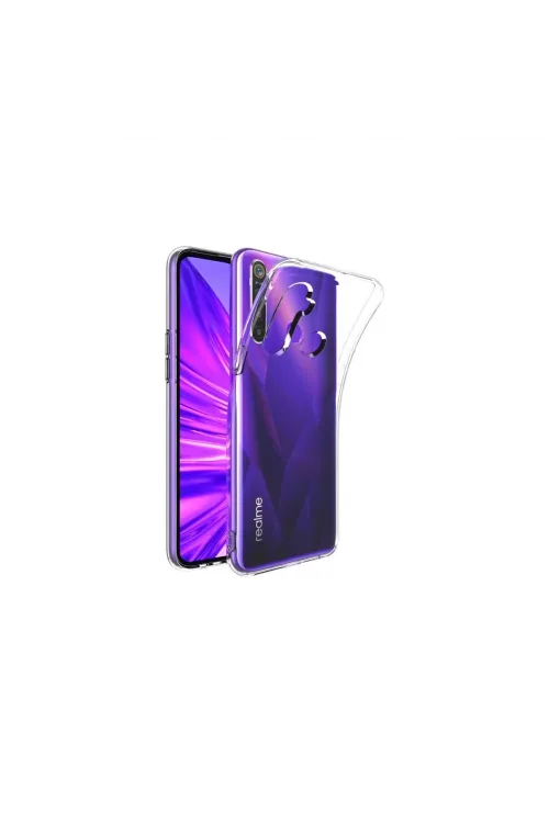 Realme 5i Kılıf Lüx Şeffaf Silikon