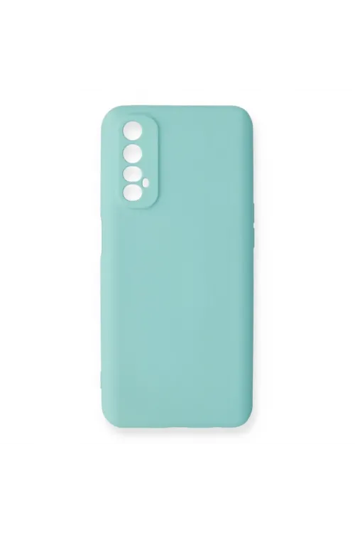 Realme 7 Kılıf Nano İçi Kadife Silikon - Turkuaz
