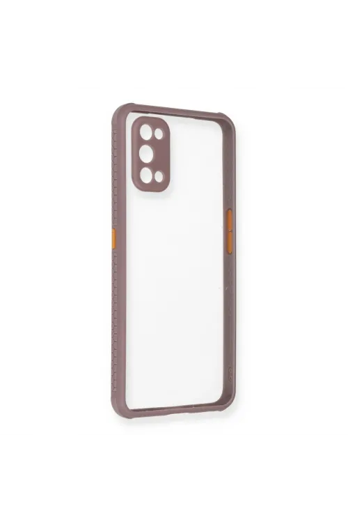 Realme 7 Pro Kılıf Miami Şeffaf Silikon - Açık Mor