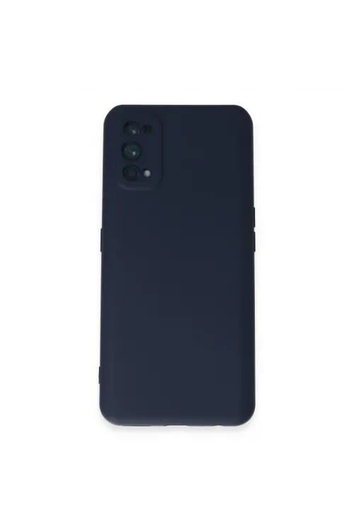 Realme 7 Pro Kılıf Nano İçi Kadife Silikon - Lacivert