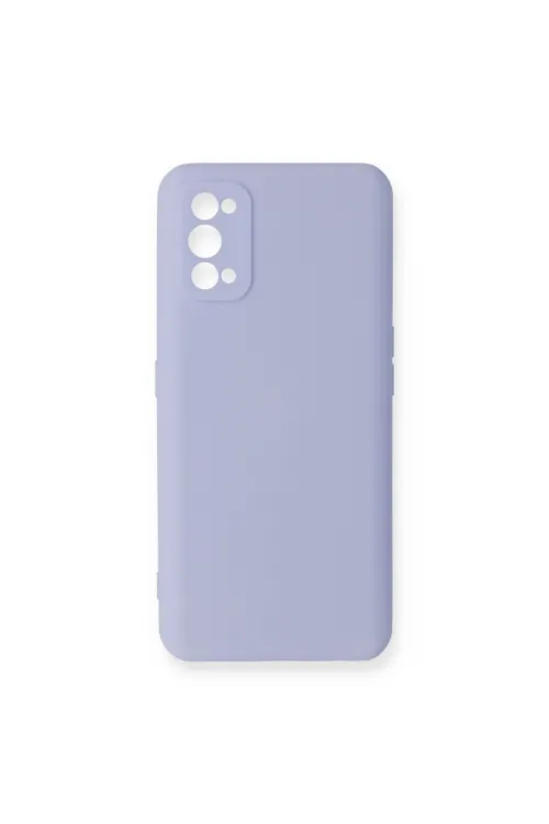 Realme 7 Pro Kılıf Nano İçi Kadife Silikon - Lila