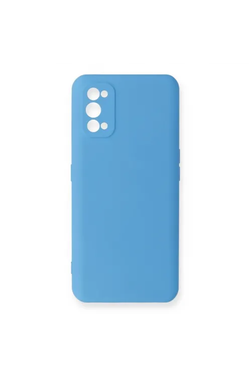 Realme 7 Pro Kılıf Nano İçi Kadife Silikon - Mavi