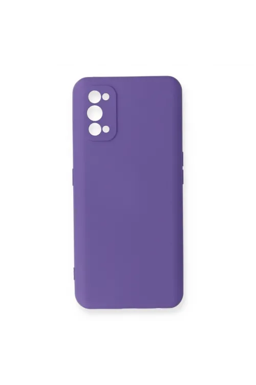 Realme 7 Pro Kılıf Nano İçi Kadife Silikon - Mor