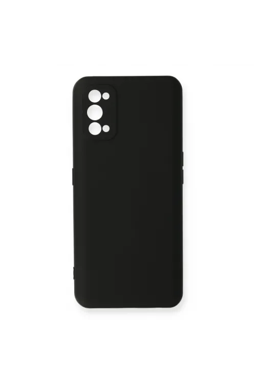Realme 7 Pro Kılıf Nano İçi Kadife Silikon - Siyah