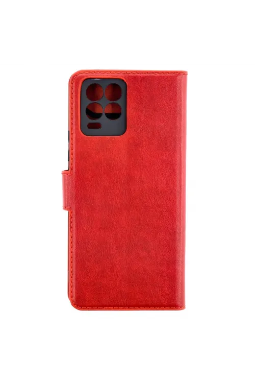 Realme 8 Pro Kılıf Trend S Plus Kapaklı Kılıf - Kırmızı