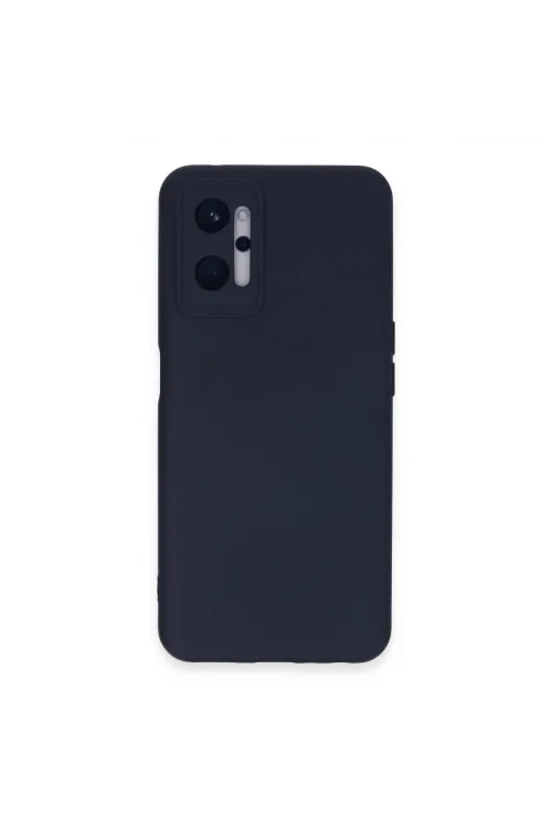 Realme 9i 4g Kılıf Nano İçi Kadife Silikon - Lacivert