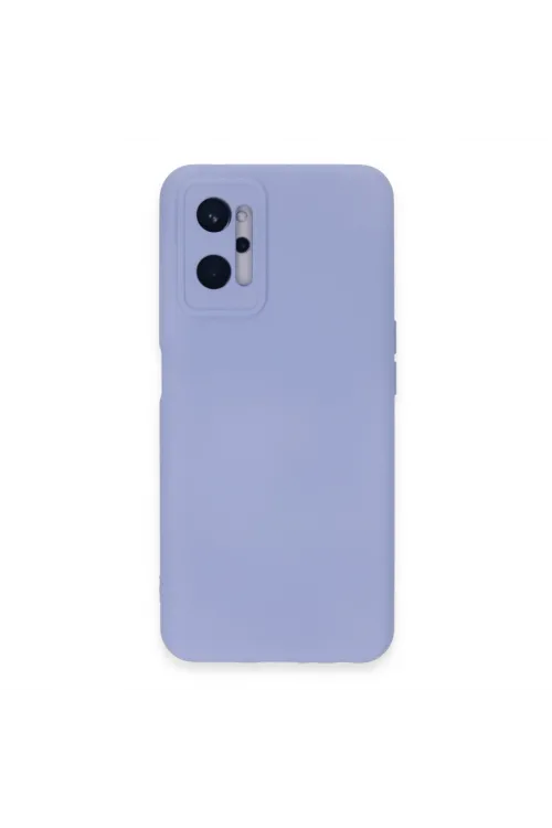 Realme 9i 4g Kılıf Nano İçi Kadife Silikon - Lila