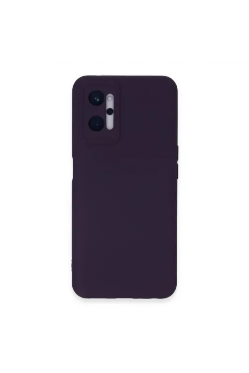 Realme 9i 4g Kılıf Nano İçi Kadife Silikon - Mor