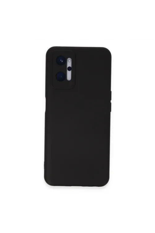 Realme 9i 4g Kılıf Nano İçi Kadife Silikon - Siyah