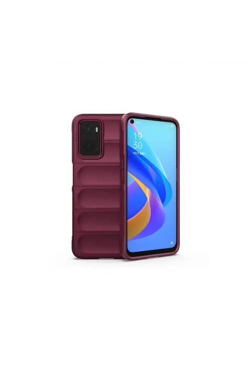 Realme 9i 4g Kılıf Optimum Silikon - Bordo