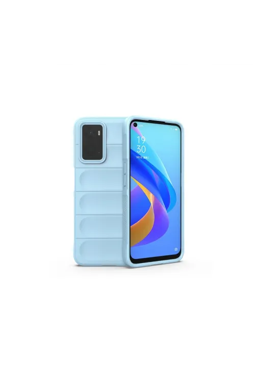 Realme 9i 4g Kılıf Optimum Silikon - Sky Blue