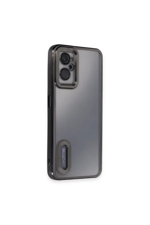 Realme 9i 4g Kılıf Slot Silikon - Siyah