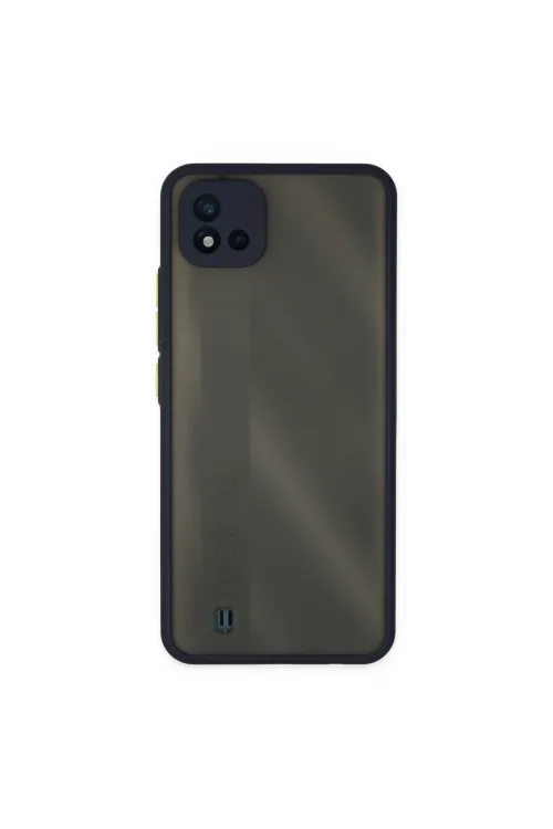 Realme C11 2021 Kılıf Montreal Silikon Kapak - Lacivert