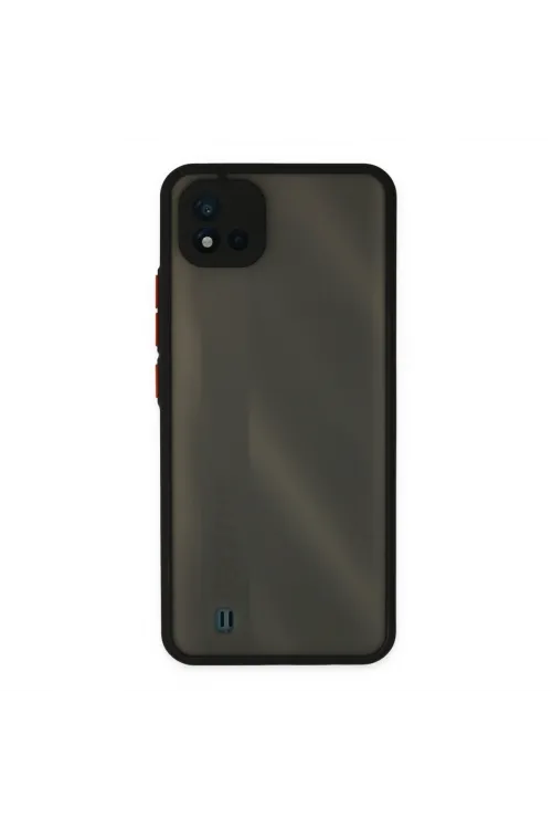 Realme C11 2021 Kılıf Montreal Silikon Kapak - Siyah