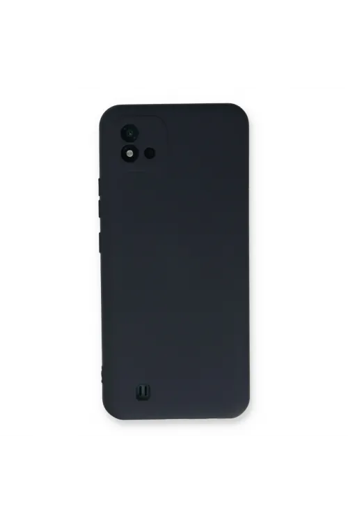 Realme C11 2021 Kılıf Nano İçi Kadife Silikon - Lacivert