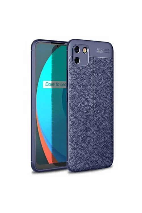 Realme C11 Kılıf Auto Focus Kapak - Lacivert
