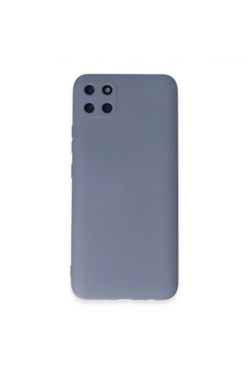 Realme C11 Kılıf Nano İçi Kadife Silikon - Gri