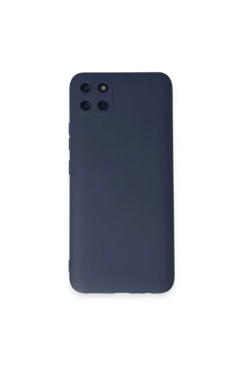 Realme C11 Kılıf Nano İçi Kadife Silikon - Lacivert