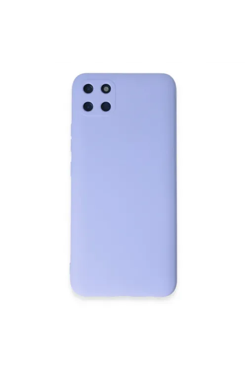 Realme C11 Kılıf Nano İçi Kadife Silikon - Lila