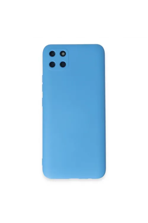 Realme C11 Kılıf Nano İçi Kadife Silikon - Mavi