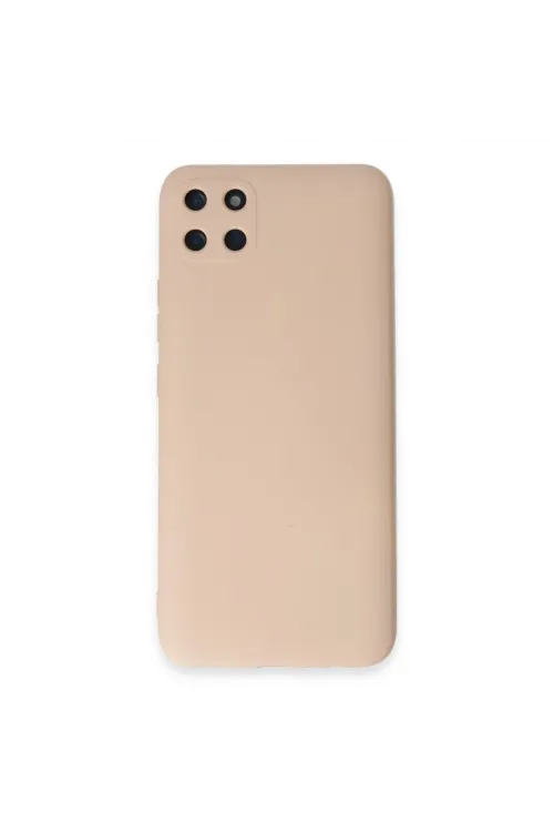 Realme C11 Kılıf Nano İçi Kadife Silikon - Pudra
