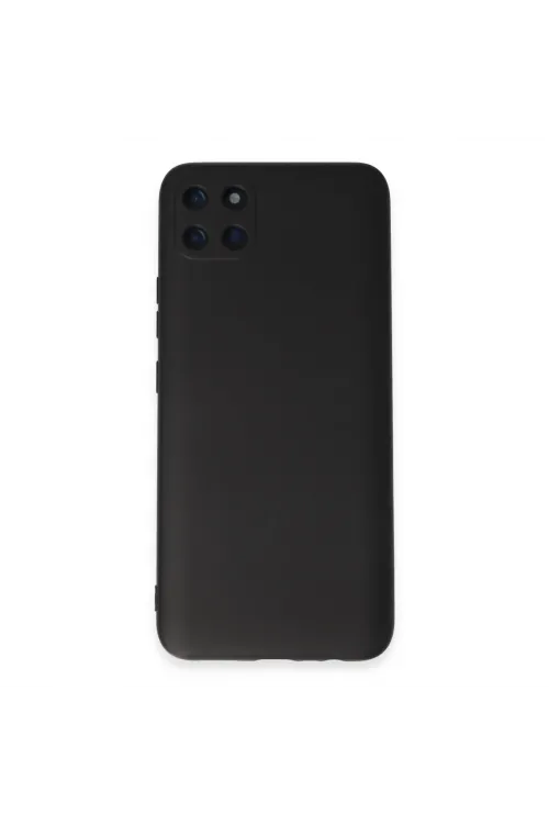 Realme C11 Kılıf Nano İçi Kadife Silikon - Siyah