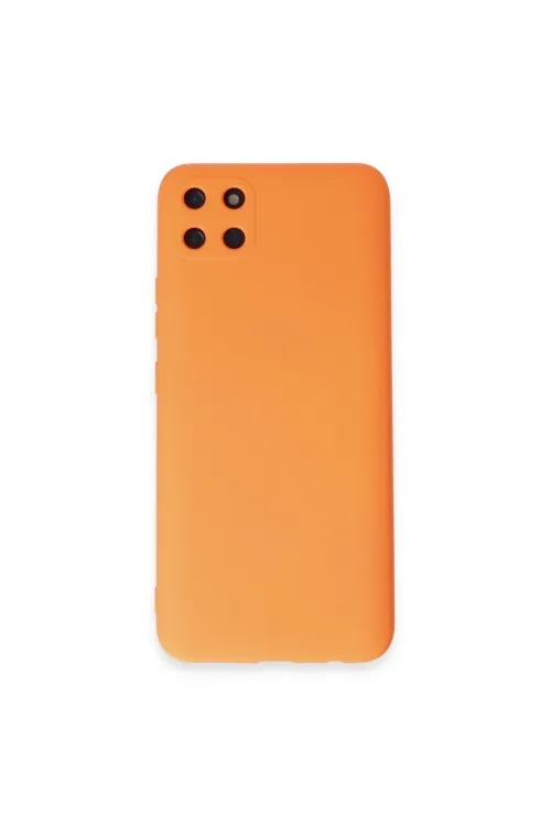 Realme C11 Kılıf Nano İçi Kadife Silikon - Turuncu