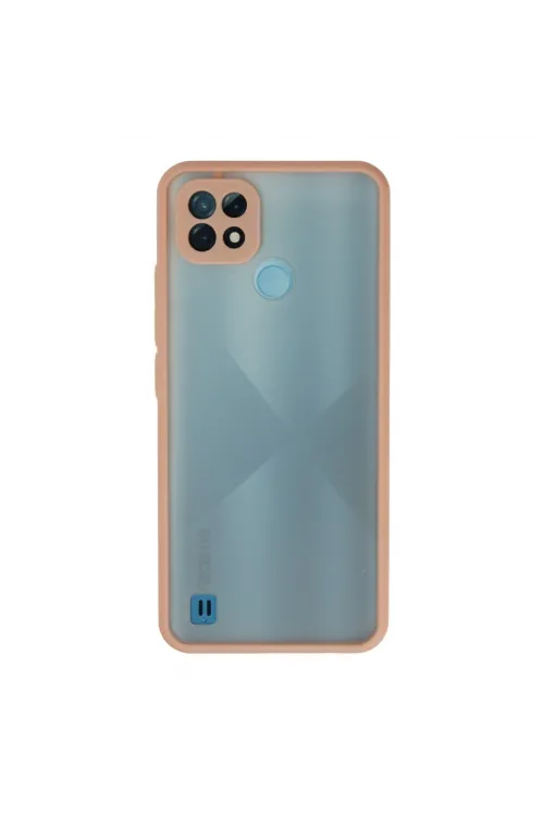 Realme C21 Kılıf Montreal Silikon Kapak - Pembe