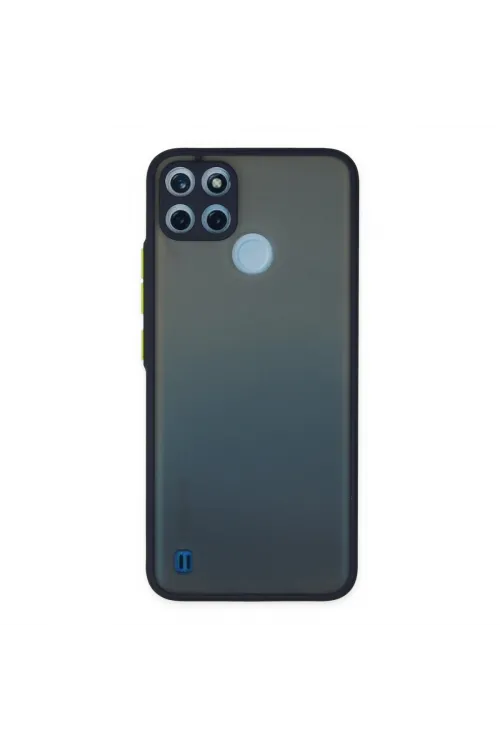 Realme C21y Kılıf Montreal Silikon Kapak - Lacivert