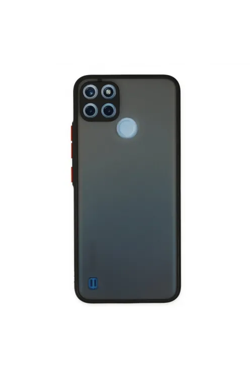 Realme C21y Kılıf Montreal Silikon Kapak - Siyah