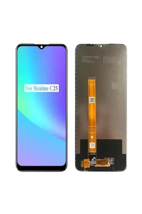 Realme C25 Dokunmatik Ekran (Siyah)