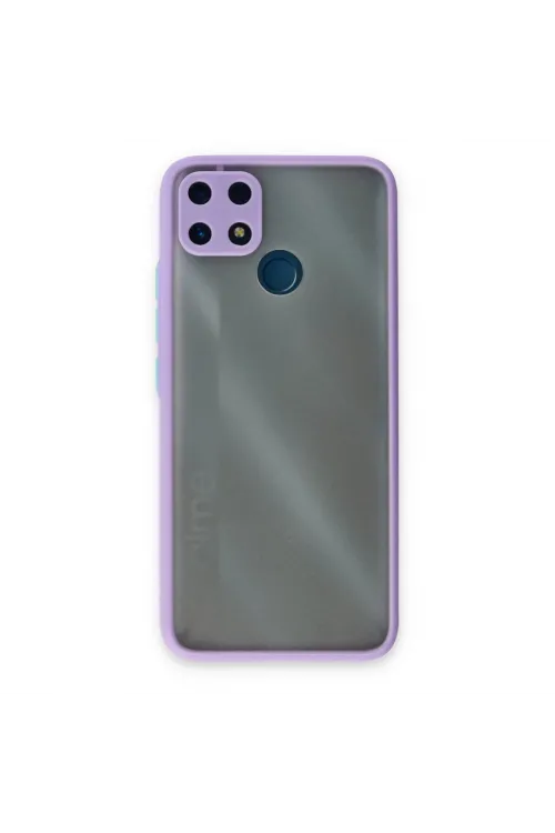 Realme C25 Kılıf Montreal Silikon Kapak - Mor