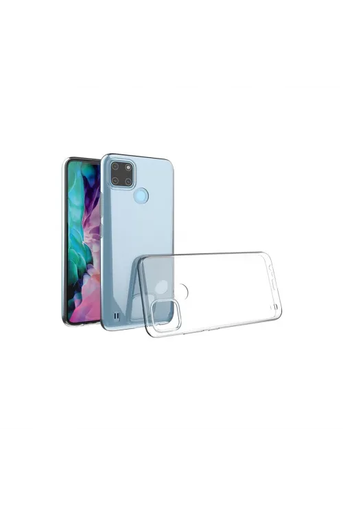 Realme C25y Kılıf Lüx Şeffaf Silikon