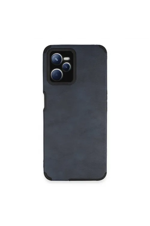 Realme C35 Kılıf Loop Deri Silikon - Lacivert