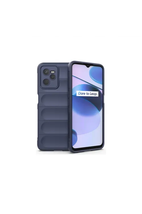 Realme C35 Kılıf Optimum Silikon - Lacivert