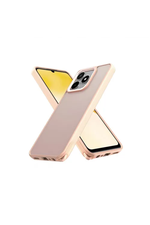 Realme C53 Kılıf Elegant Kapak - Pudra