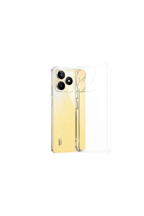 Realme C53 Kılıf Lüx Şeffaf Silikon