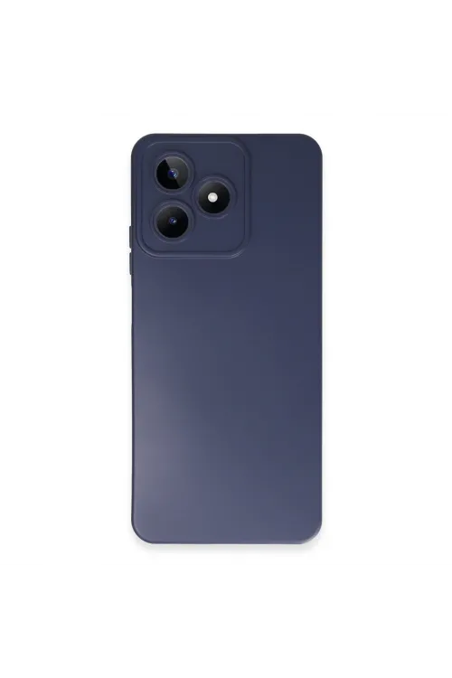 Realme C53 Kılıf Nano İçi Kadife Silikon - Lacivert
