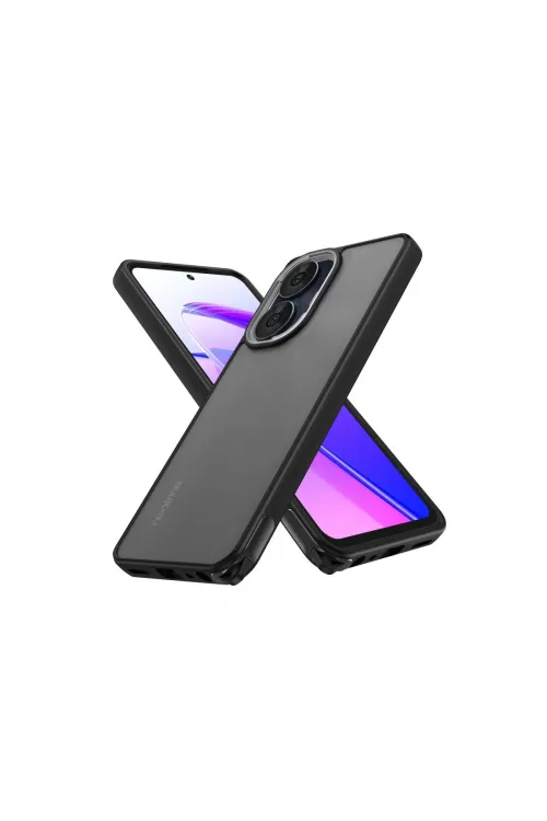 Realme C55 Kılıf Elegant Kapak - Siyah