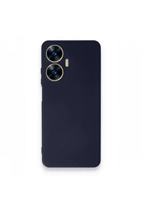 Realme C55 Kılıf First Silikon - Lacivert